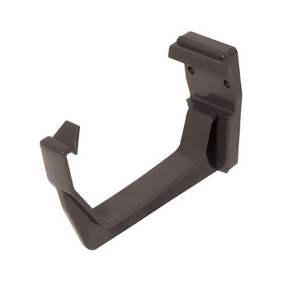 B&Q -  Anthracite Grey Square Fascia Bracket (Dia) 114mm