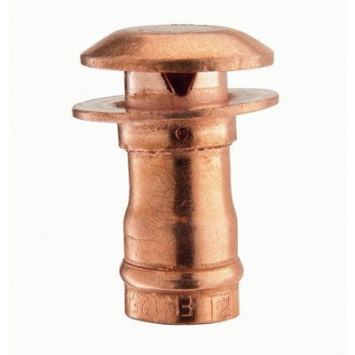 Plumbright Copper Solder Ring Pipe Cowl 22mm B270.22 from B&Q