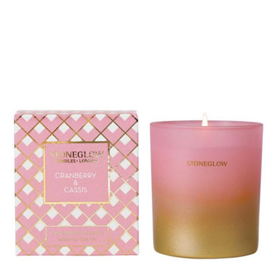 Stoneglow Candles Seasonal Tumbler CandleCranberry & Cassis from B&Q