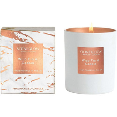 Stoneglow Candles Luna Tumbler CandleWild Fig & Cassis from B&Q