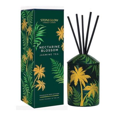 Stoneglow Candles Urban Botanics Reed Diffuser 200MlNectarine Blossom Jasmine Tea from B&Q