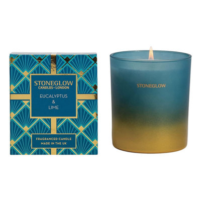 Stoneglow Candles Seasonal Tumbler CandleEucalyptus & Lime from B&Q