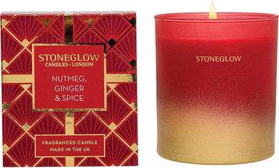 Stoneglow Candles Seasonal Tumbler CandleNutmegGinger & Spice from B&Q