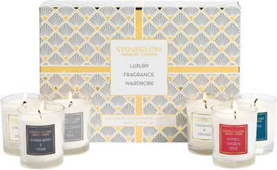  - Stoneglow Seasonal Fragrance Wardrobe Gift Set6 Votive Candles