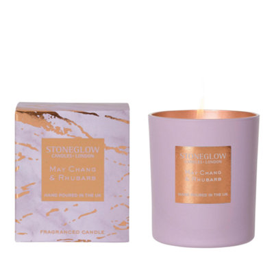  - Stoneglow Candles Luna Tumbler CandleRhubarb