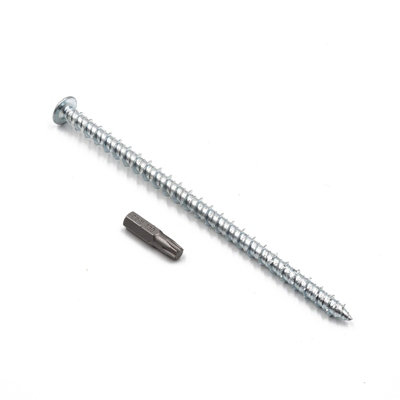 B&Q -  Starfix Pft 7.5mm Pan Head Masonry Screw (100 Pack)142mm