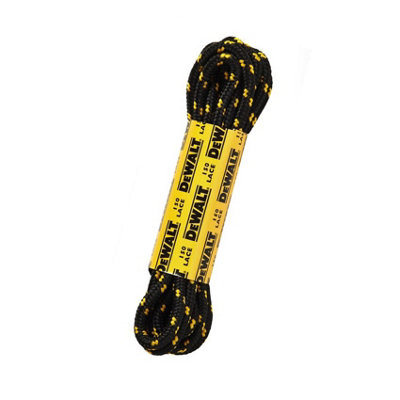 DeWALT 150cm 5' black & yellow work boot laces x 1 pair - Image 14