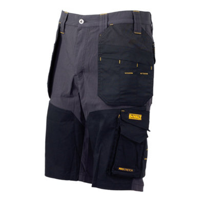 B&Q -  Fontana Black & Grey Men's Shorts W30"