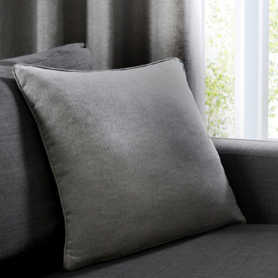 Fusion Sorbonne Luxury Plain Dyed Filled Cushion 100% Cotton