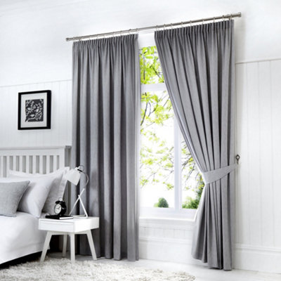 Fusion Dijon Thermal And Blackout Fully Lined Pencil Pleat Curtains Light