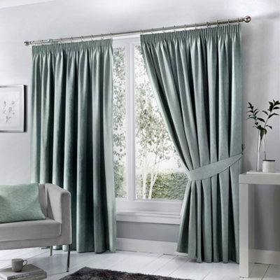 Fusion Dijon Thermal And Blackout Fully Lined Pencil Pleat Curtains Light