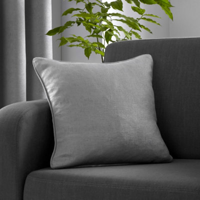 Fusion Strata Filled Cushion in Silver  | TJ Hughes - Image 8