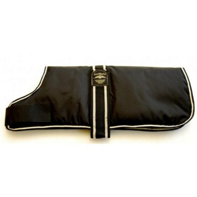 Padded Waterproof Coat Black 61Cm (24") from B&Q