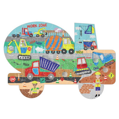 Floss & Rock Construction 120Pcs Jigsaw Puzzle from B&Q