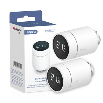 Aqara Smart Home Radiator Thermostat E1 Twin Pack from B&Q