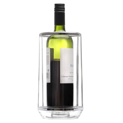 Eddingtons Bottle Cooler: 1 Bottle Epicurean Double Walled Wine CoolerClear Acrylic from B&Q