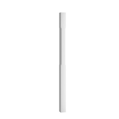Cheshire Mouldings Primed Stop Chamfer White Pine Newel (H)82mm (W)82mm from B&Q