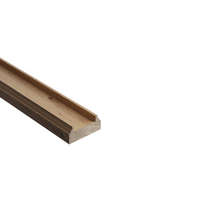 Cheshire Mouldings Natural White Oak 41mm Baserail(L)2400M (H)28mm from B&Q