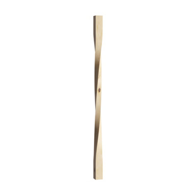 Cheshire Mouldings Contemporary Natural Pine Spindle (H)900mm (W)41mm from B&Q