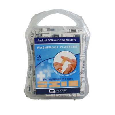 Qualicare Washproof Plasters 100PcsPack Of 2 from B&Q