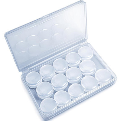 Vivo 7 Pairs Silicone Sleep Ear Plugs Soft Moldable Reusable High Noise Reduction