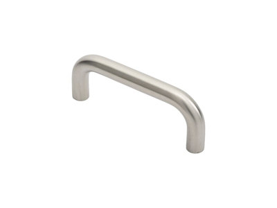 Eurospec Satin Stainless Steel 19mm D Pull Handle 150mm Centres (Csd1150Sss)