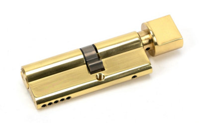Eurospec Polished Brass Euro Cylinder & Turn 45/35mmKa (Cyb7434535Pb) from B&Q