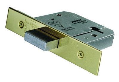 Eurospec Pvd Easi T 5 Lever Bs Deadlock 76mm (Ldb5530Pvd) from B&Q