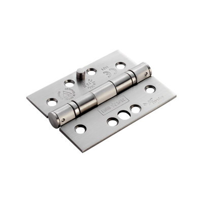 Eurospec Satin Stainless Steel Enduro Grade 13 Ball Bearing Security Hinge (Hin1433Sec/13Sss) from B&Q