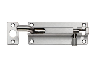 Eurospec Satin Stainless Steel Cranked Barrel Bolt (Bbt1080Cr/sss)