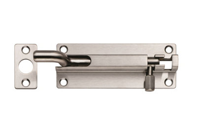 Eurospec Satin Stainless Steel Cranked Barrel Bolt (Bbt1100Cr/sss)