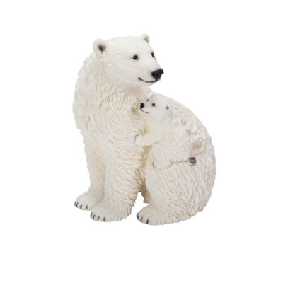 Vivid Arts Playful Mother And Baby Polar Bear Christmas Ornament from B&Q