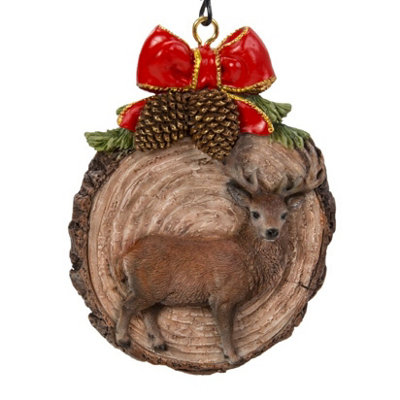 Vivid Arts Hanging Stag Christmas Decoration from B&Q