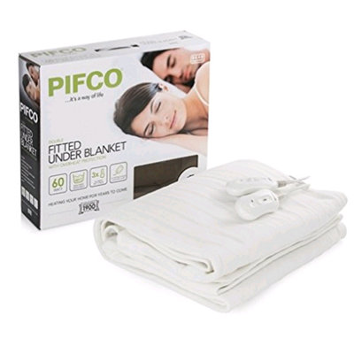 Pifco P48002 Double Fitted Heated Dual Control Under Blanket With Overheat Protection from B&Q
