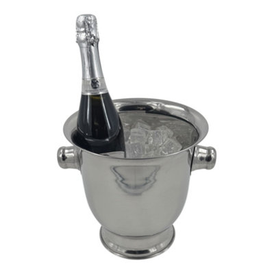 Chabrias Ltd Stainless Steel Champagne & Wine BucketWith Handles 7 Litre from B&Q