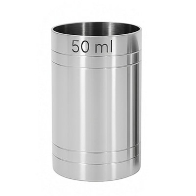 Chabrias Ltd 50Ml Premium Stainless Steel Silver Thimble Measure BarwareCocktail & Wine MeasureGovernment Stamped from B&Q