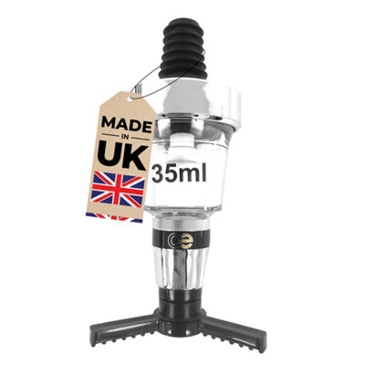 Chabrias Ltd Single 35Ml Chrome Optic Measure For Spirits Ce Government Stamped Uk Made from B&Q