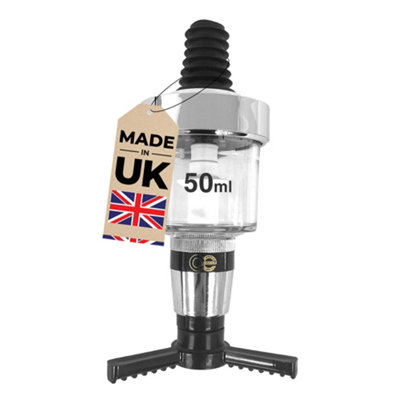 Chabrias Ltd Single 50Ml Chrome Optic Measure For Spirits Ce Government Stamped Uk Made from B&Q