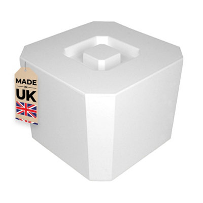 Chabrias Ltd 6 Litre White Octagonal & Double Walled Insulation Ice Bucket With Lid White from B&Q
