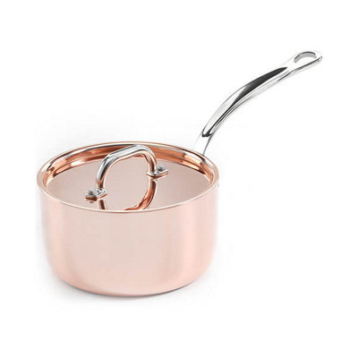 Samuel Groves Copper Induction 16Cm Saucepan With Lid from B&Q