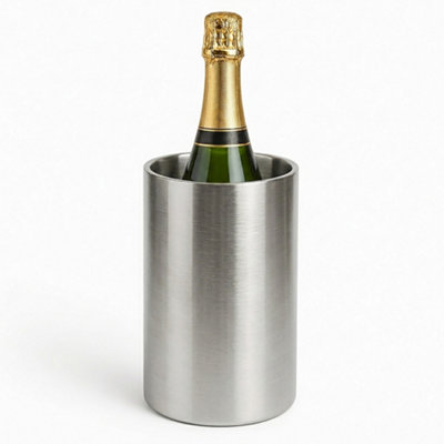 B&Q -  Double Wall Stainless Steel Wine Cooler