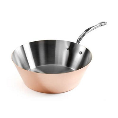 Samuel Groves Copper Induction 26Cm Splayed Saute Pan from B&Q