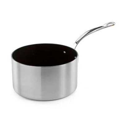 Samuel Groves Classic Non-Stick Stainless Steel Triply 20Cm Saucepan With Lid from B&Q