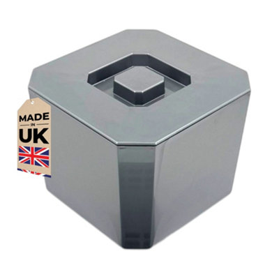 Chabrias Ltd 6 Litre Silver Octagonal & Double Walled Insulation Ice Bucket With Lid from B&Q