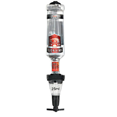 Chabrias Ltd Traditional 25Ml Single Bottle Optic For SpiritsUk MadeBar Bottle OpticsShots MeasureWall Bracket from B&Q