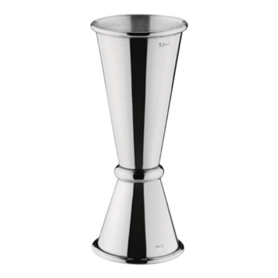 B&Q -  2-In-1 Stainless Steel Banded Jigger Measure (25,35Ml)