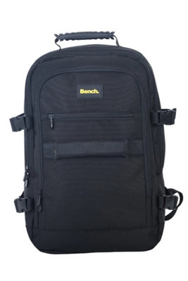 B&Q -  Black Yellow Workwear Backpack