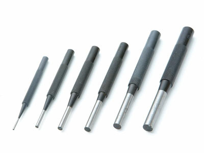 B&Q -  135-S6 Parrallel Pin Punches In Wallet Set 6 Piece
