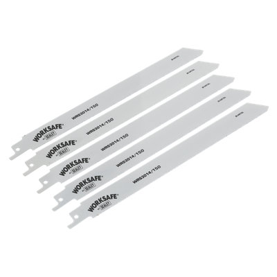 Sealey Reciprocating Saw Blade Metal 150Mm 18Tpi - Pack Of 5 Pieces Wrs3014/150