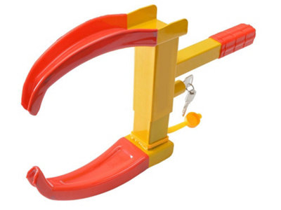 Vivo Heavy Duty Wheel Clamp Lock Cars Trailer Caravan Security Antitheft Car Locking from B&Q